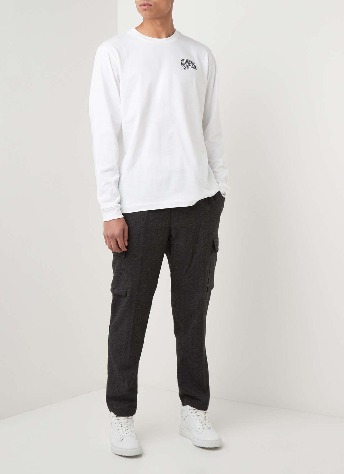 Billionaire Boys Club Arch longsleeve met logoprint - voorkant 4 wit