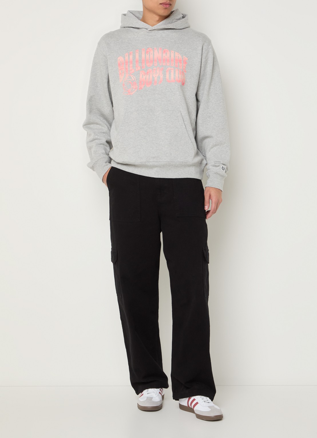 Billionaire Boys Club Mountain Fill hoodie met logoprint - voorkant 3 grijs