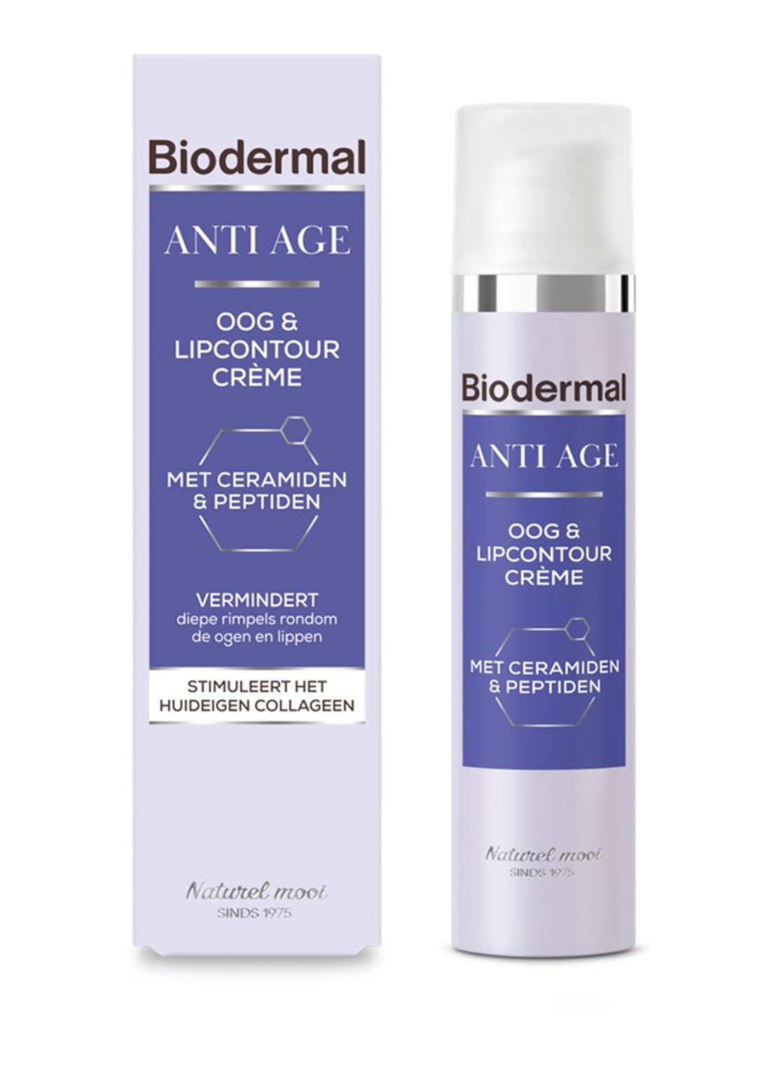 Biodermal Anti Age Oog- & Lipcontour Crème - voorkant 2 undefined
