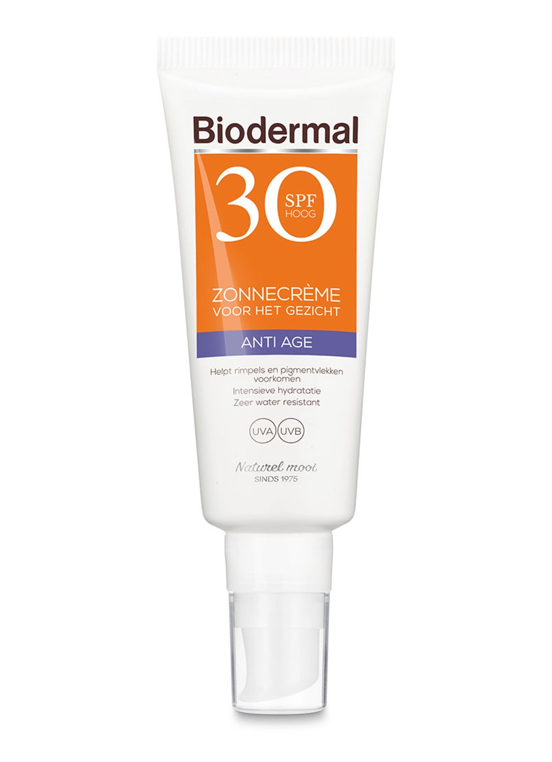 Biodermal Anti Age Zonnecrème gezicht SPF 30 - zonnebrand voor het gezicht - voorkant undefined