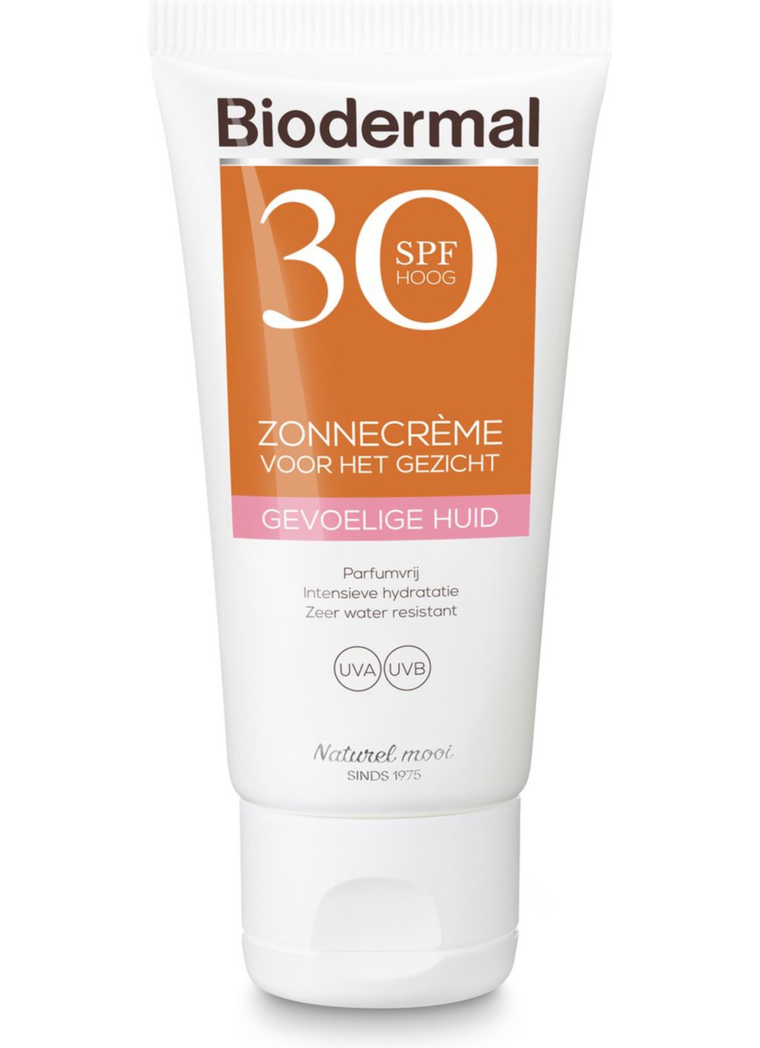 Biodermal Gevoelige Huid Zonnecrème Gezicht Water Resistant SPF 30 - zonnebrand voor het gezicht - voorkant undefined