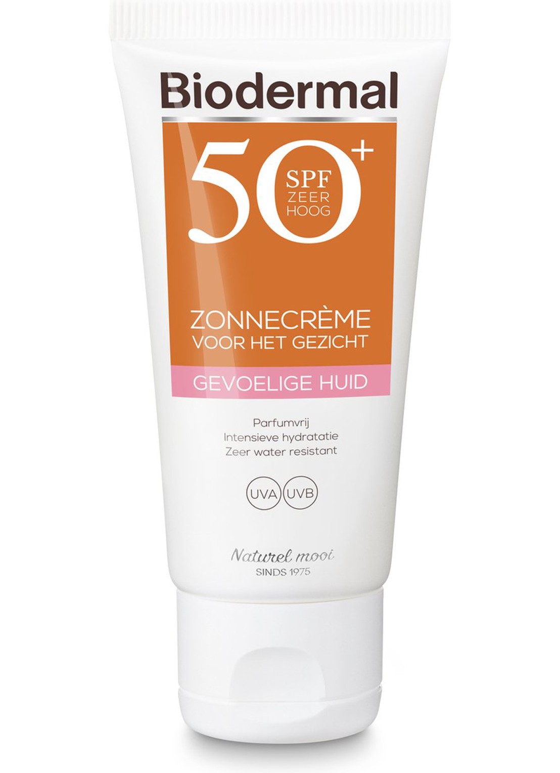 Biodermal Gevoelige Huid Zonnecrème Water Resistant gezicht SPF 50+ - zonnebrand voor het gezicht - voorkant 3 undefined