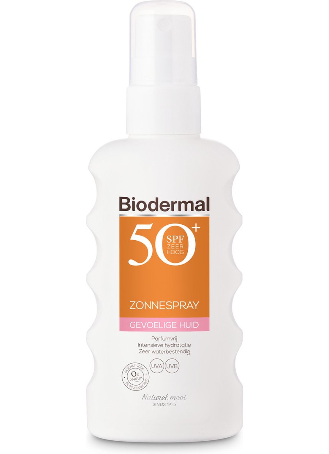 Biodermal Gevoelige Huid Zonnespray Water Resistant SPF 50+ - zonnebrand - voorkant 3 undefined