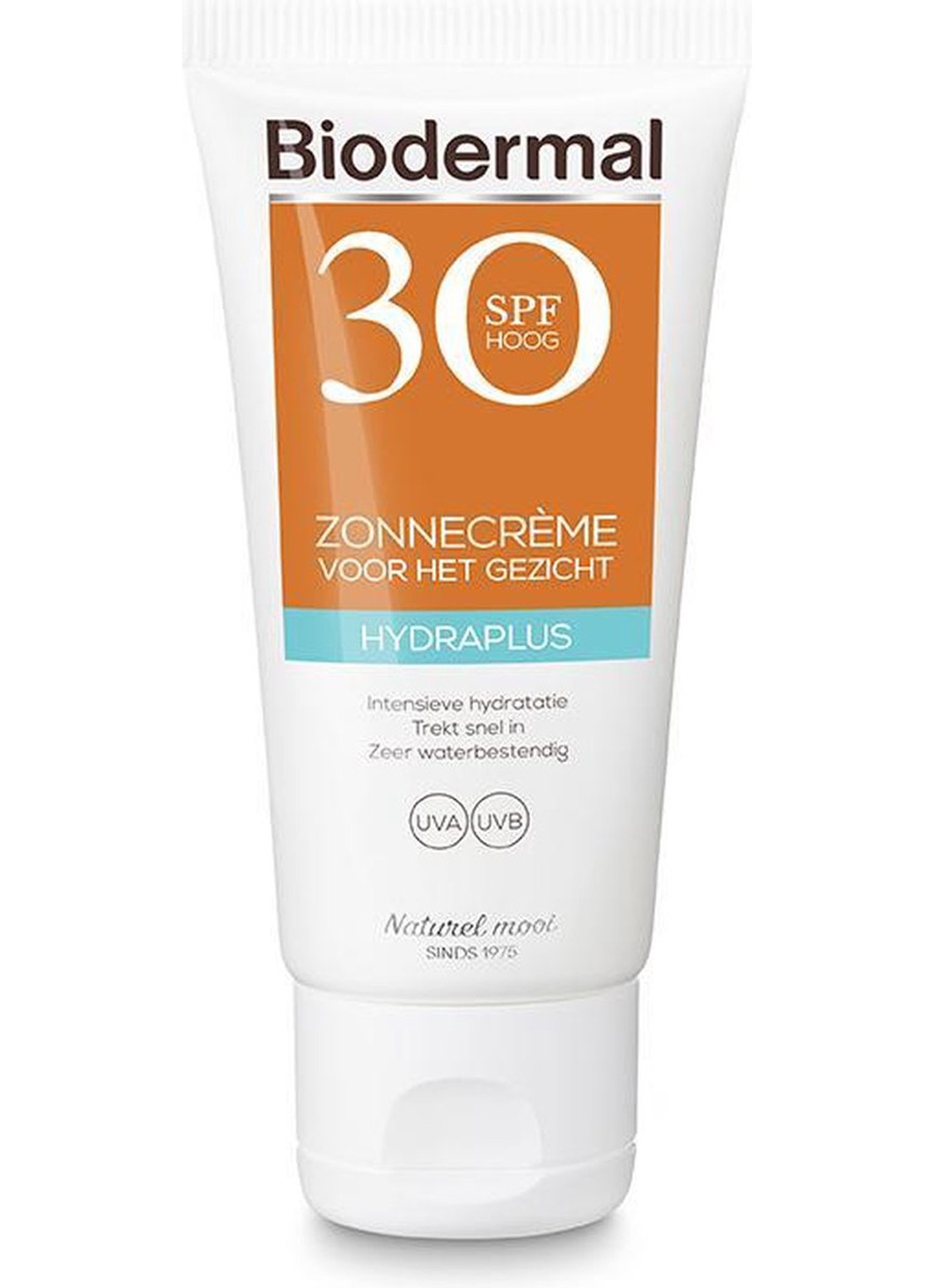 Biodermal Hydraplus Zonnecrème gezicht SPF 30 - zonnebrand voor het gezicht - voorkant 3 undefined