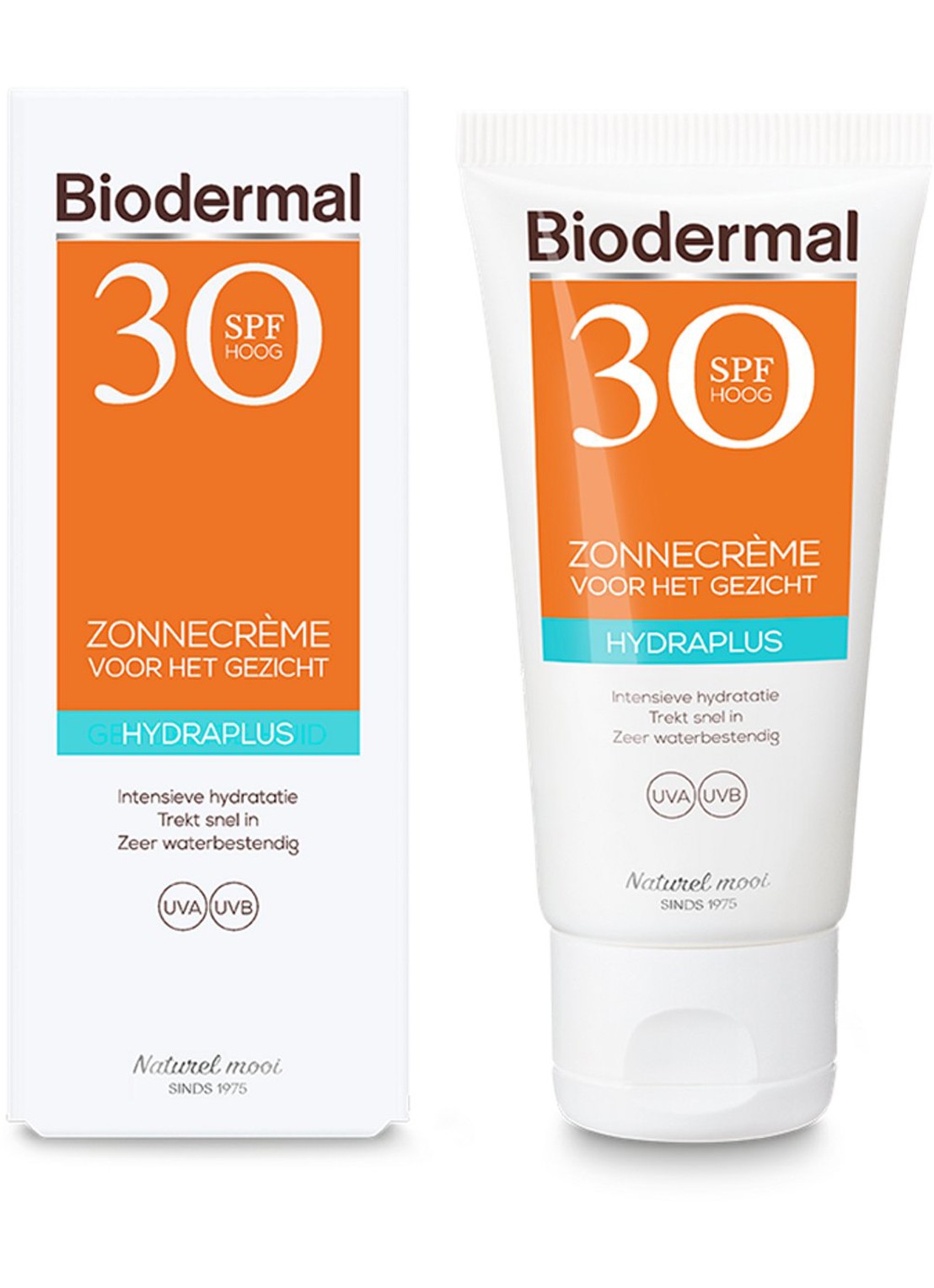 Biodermal Hydraplus Zonnecrème gezicht SPF 30 - zonnebrand voor het gezicht - voorkant 4 undefined