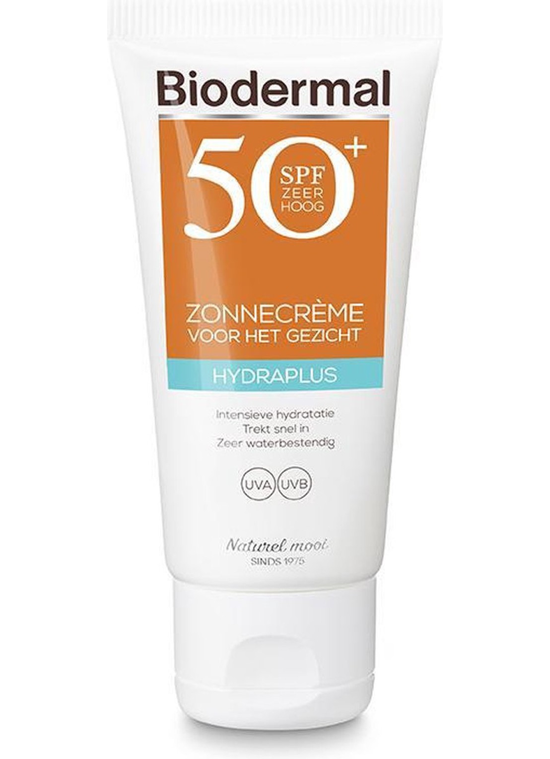 Biodermal Hydraplus Zonnecrème gezicht SPF 50+ - zonnebrand voor het gezicht - voorkant undefined