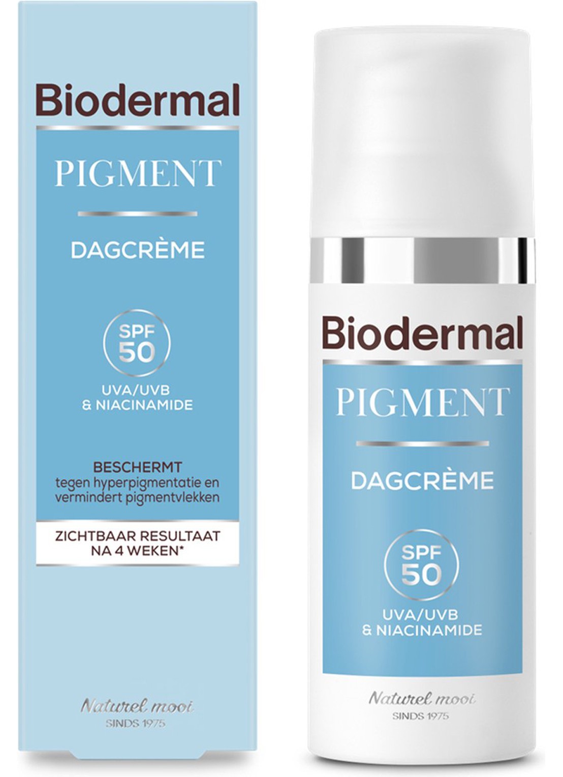 Biodermal Pigment Dagcrème SPF 50 - voorkant 2 undefined
