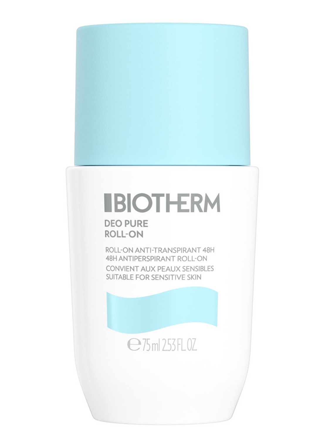 Biotherm Deo Pure Anti-transpirant Roll-On - deodorant - voorkant undefined