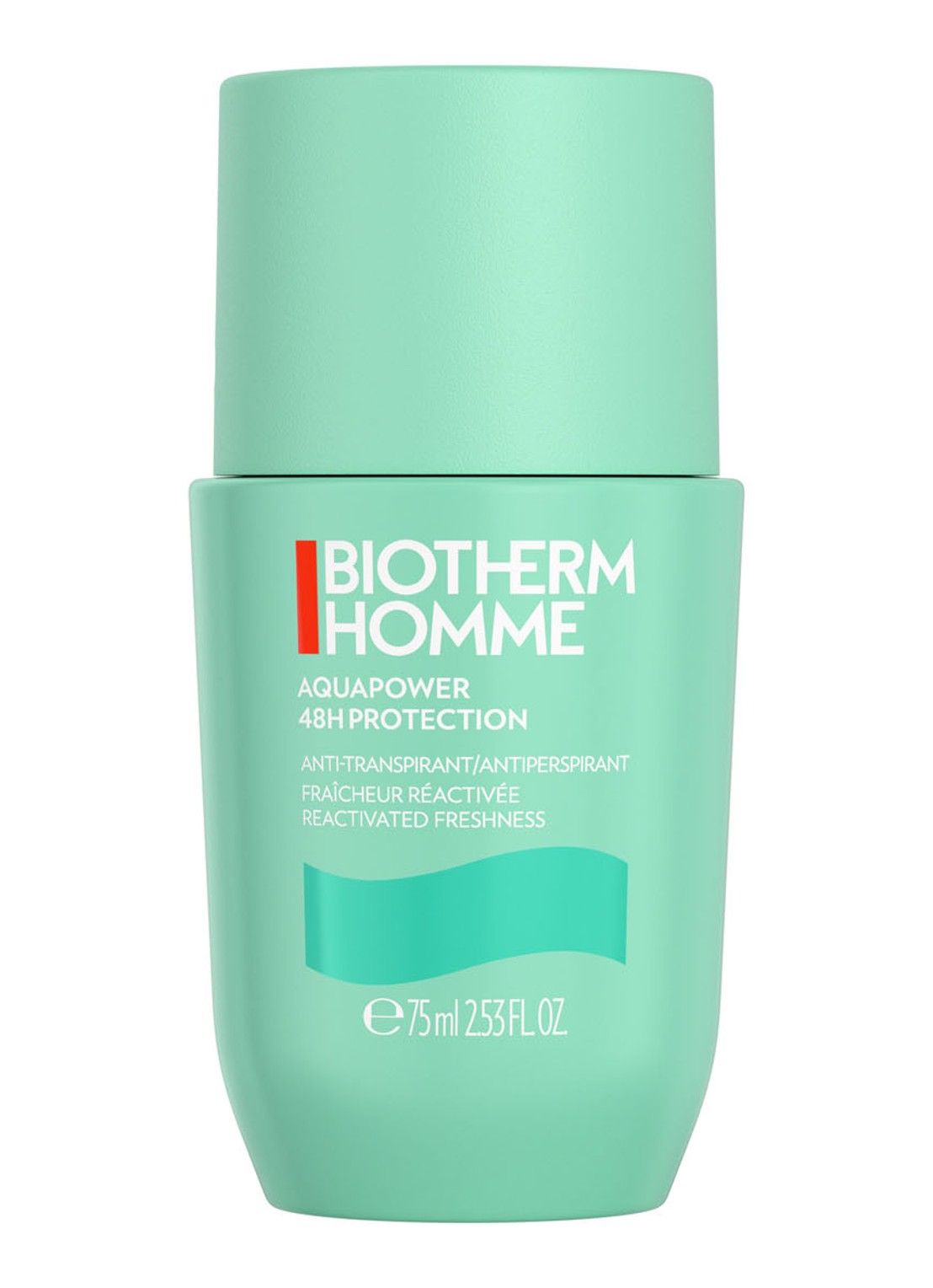 Biotherm Homme Aquapower Ice Cooling Effect Anti-Transpirant 48H Deodorant Roller - voorkant undefined