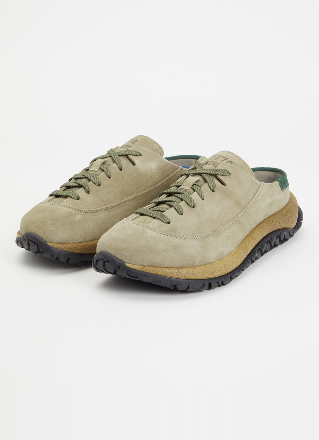 Birkenstock 1774 1774 Stroedt muiltje van suéde  - detail taupe