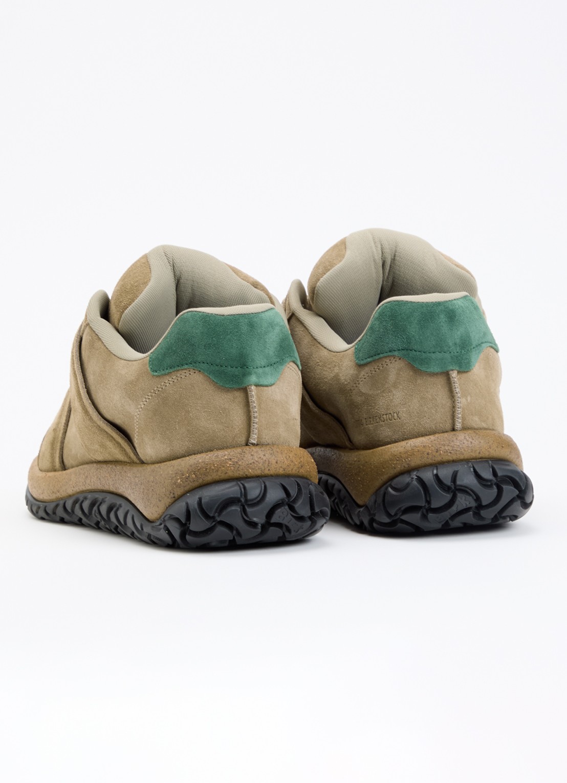 Birkenstock 1774 Goerlitz sneaker van suède - achterkant 2 taupe