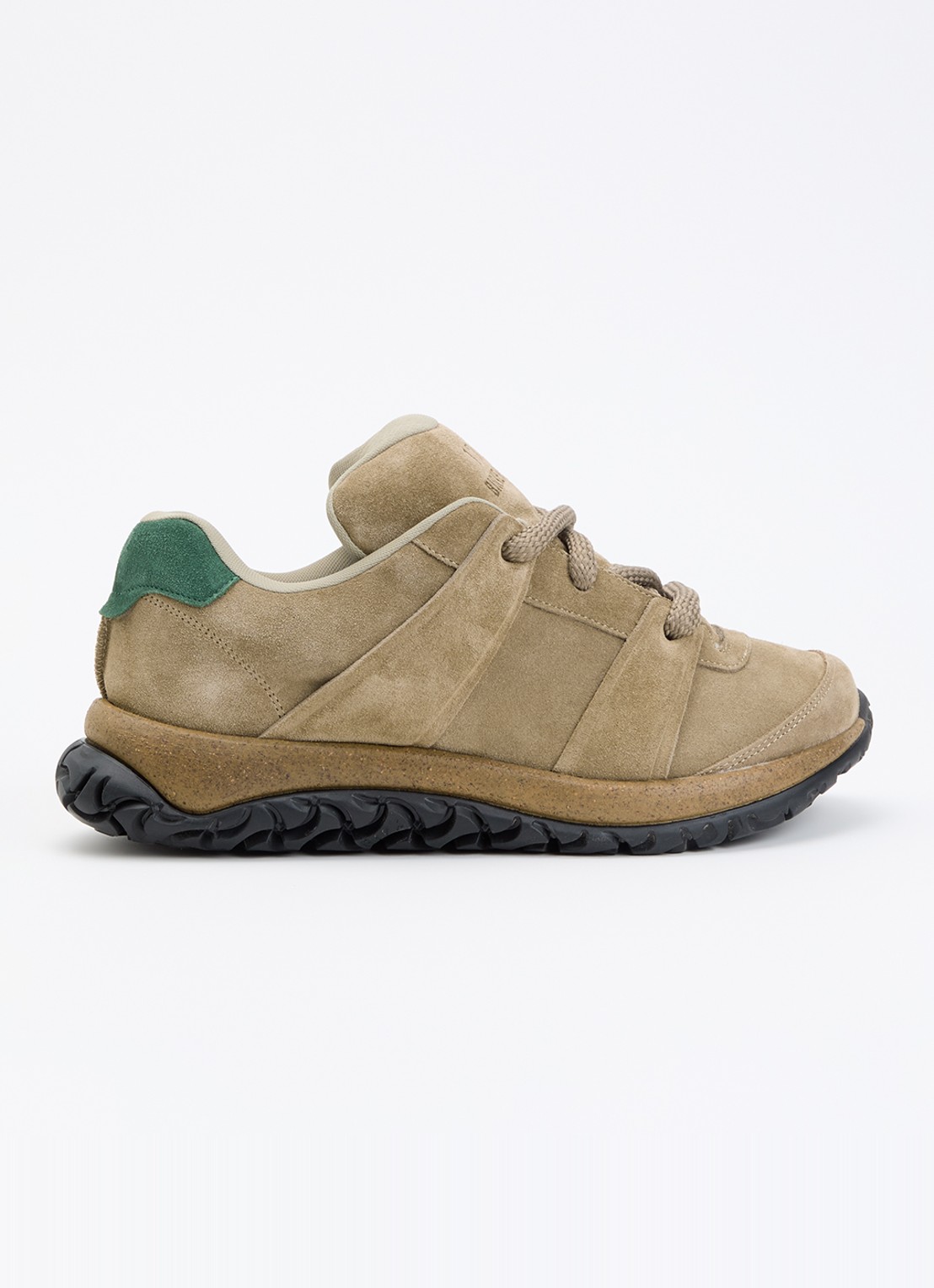 Birkenstock 1774 Goerlitz sneaker van suède - voorkant taupe