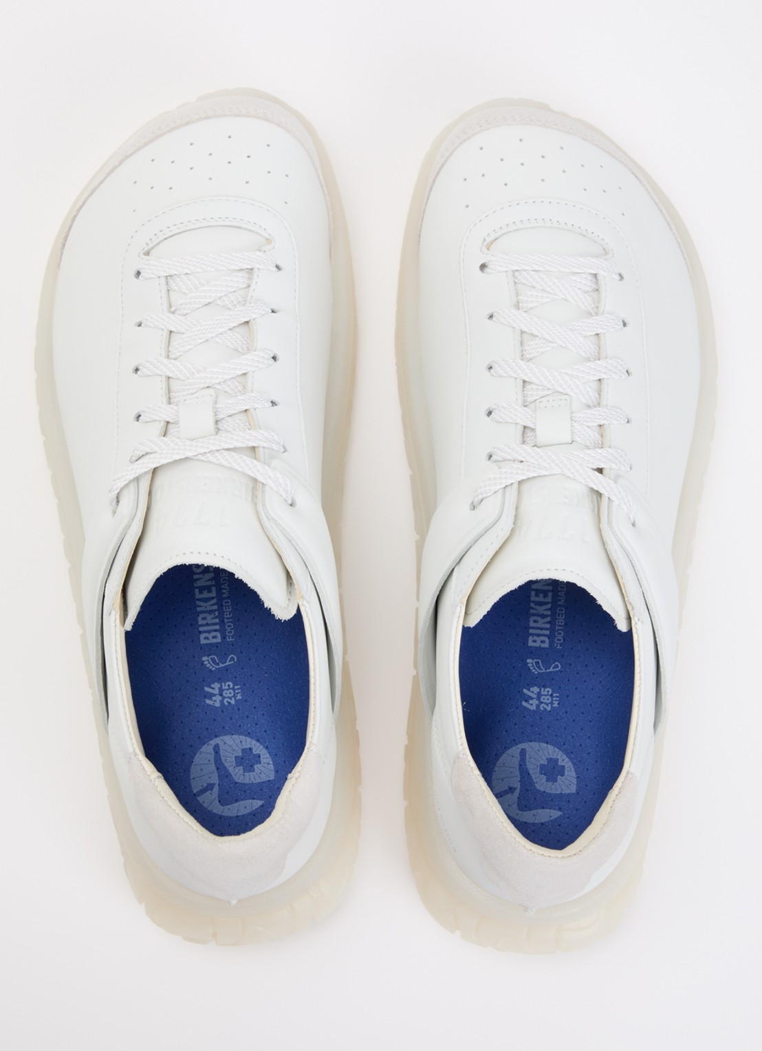 Birkenstock 1774 Stroedt sneaker van leer - detail 4 wit
