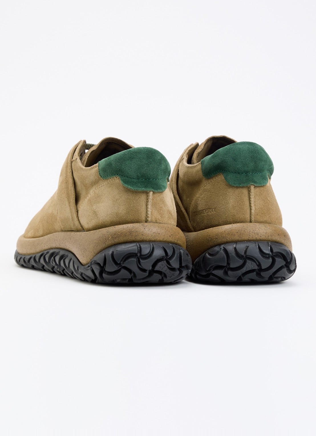 Birkenstock 1774 Stroedt sneaker van suède - achterkant taupe