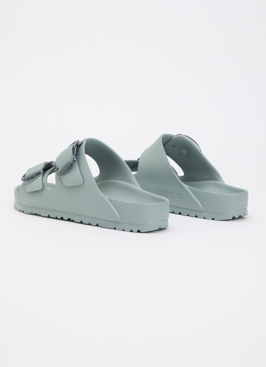 Birkenstock Arizona Big Buckle sandaal - achterkant lichtgroen