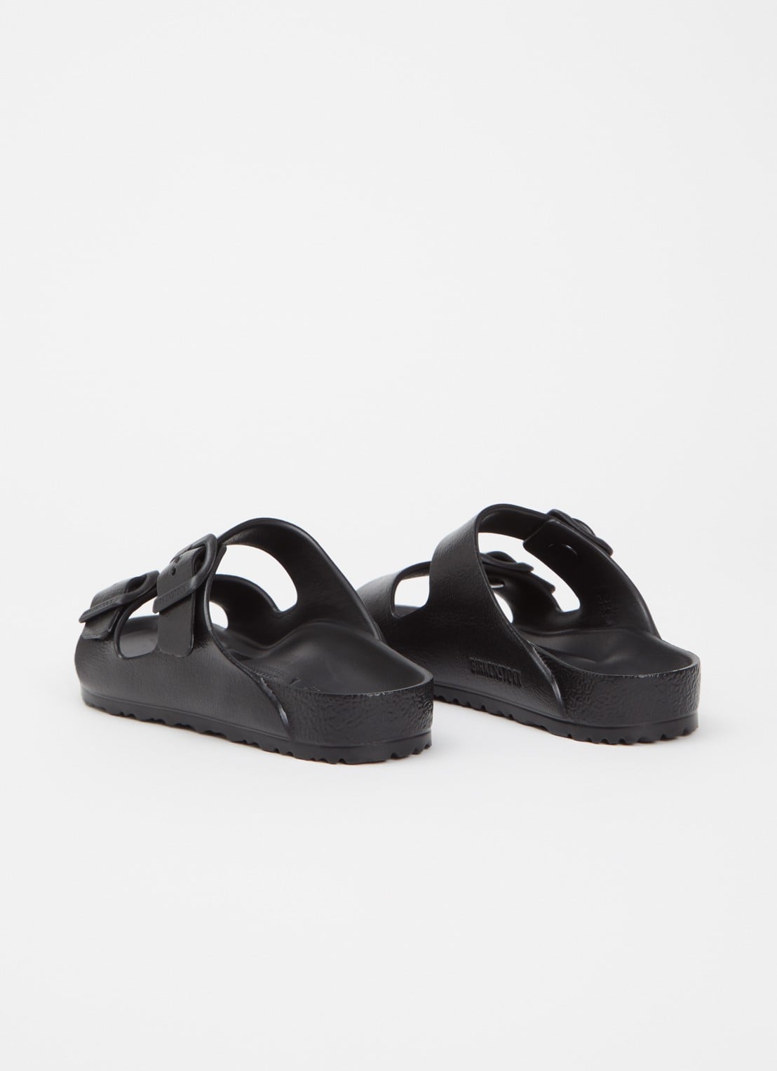 Birkenstock Arizona EVA slipper met gespdetail - achterkant zwart