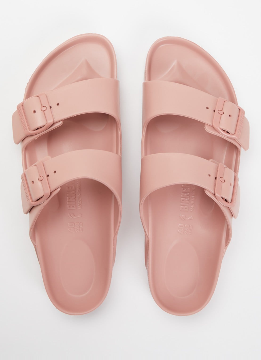 Birkenstock Arizona EVA slipper met gespdetail  - detail 4 oudroze
