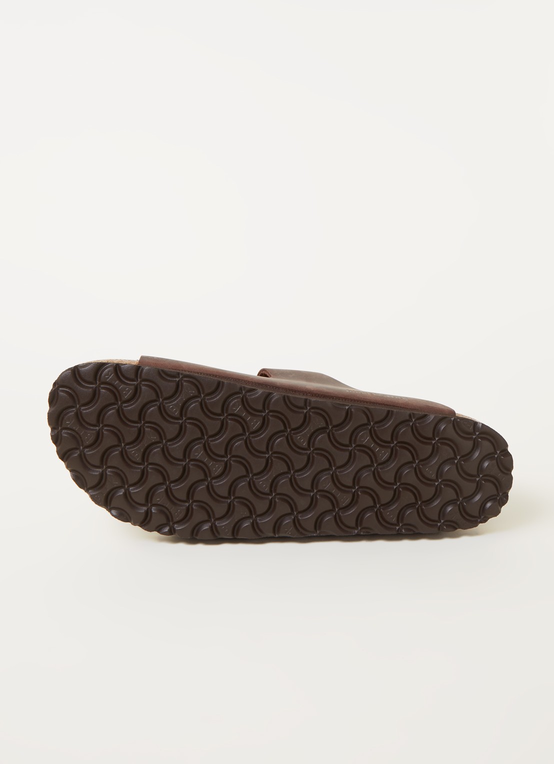 Birkenstock Arizona slipper van nubuck - detail 4 donkerbruin