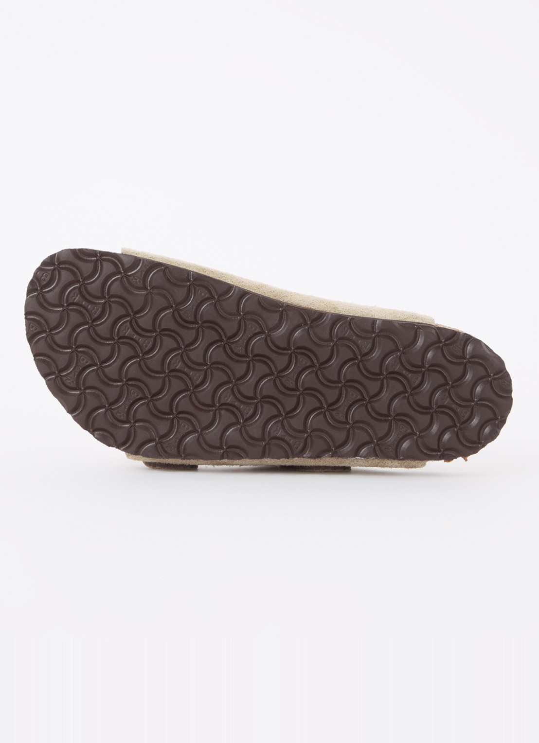 Birkenstock Arizona slipper van suède   - detail 2 beige
