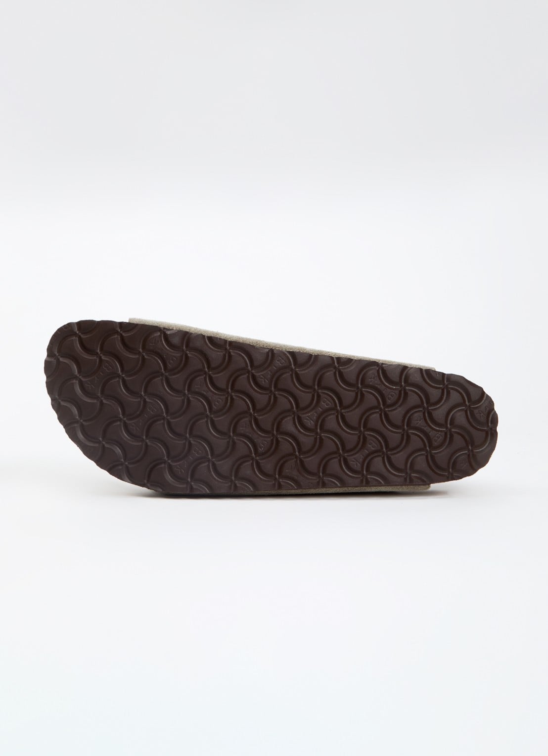 Birkenstock Arizona slipper van suède - detail 4 donkerbeige