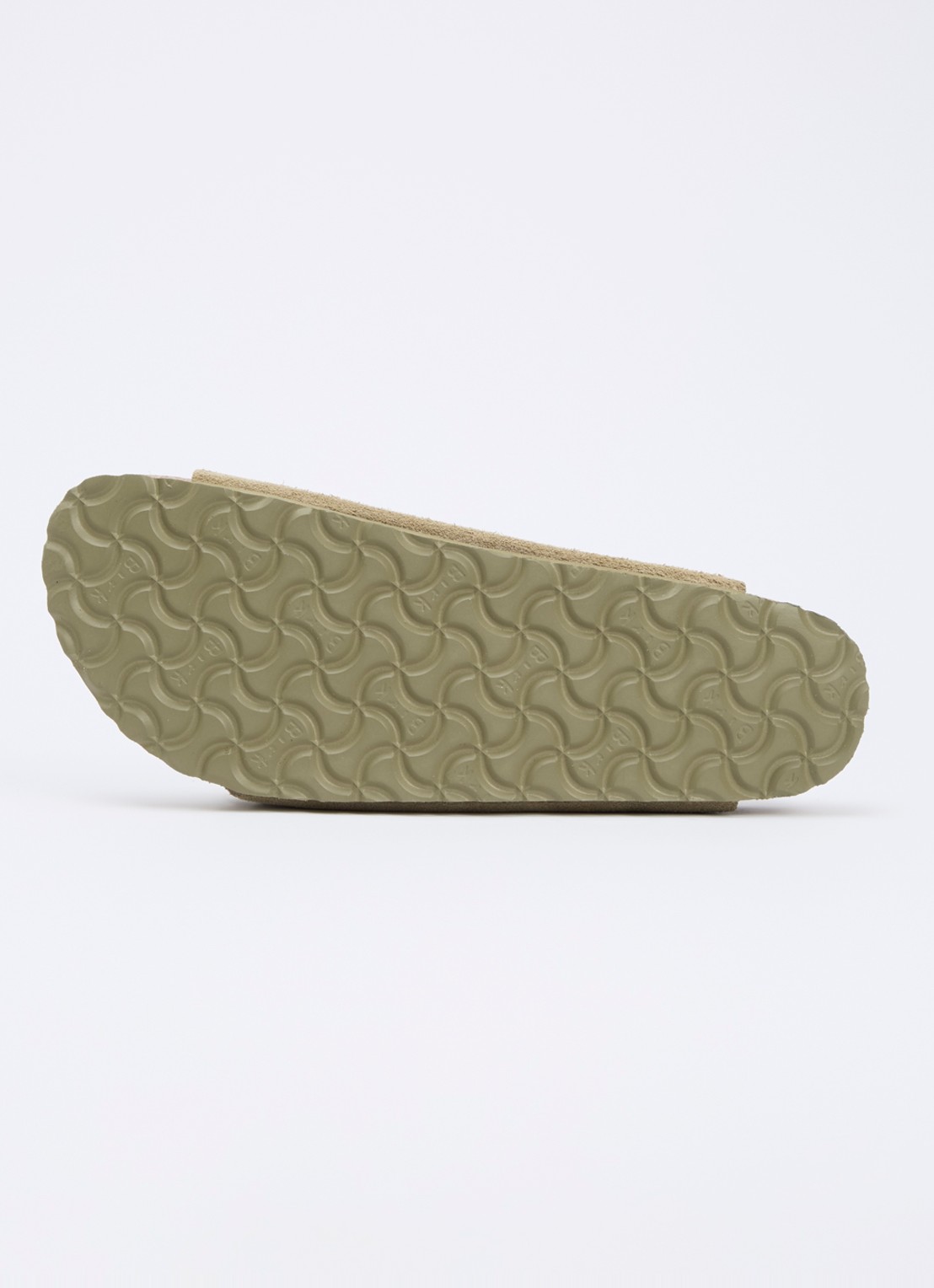 Birkenstock Arizona slipper van suède - detail 5 khaki