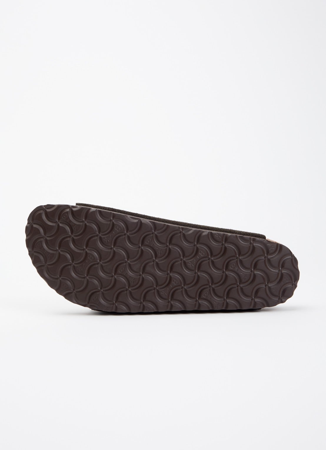 Birkenstock Arizona slipper van suède - detail 3 donkerbruin