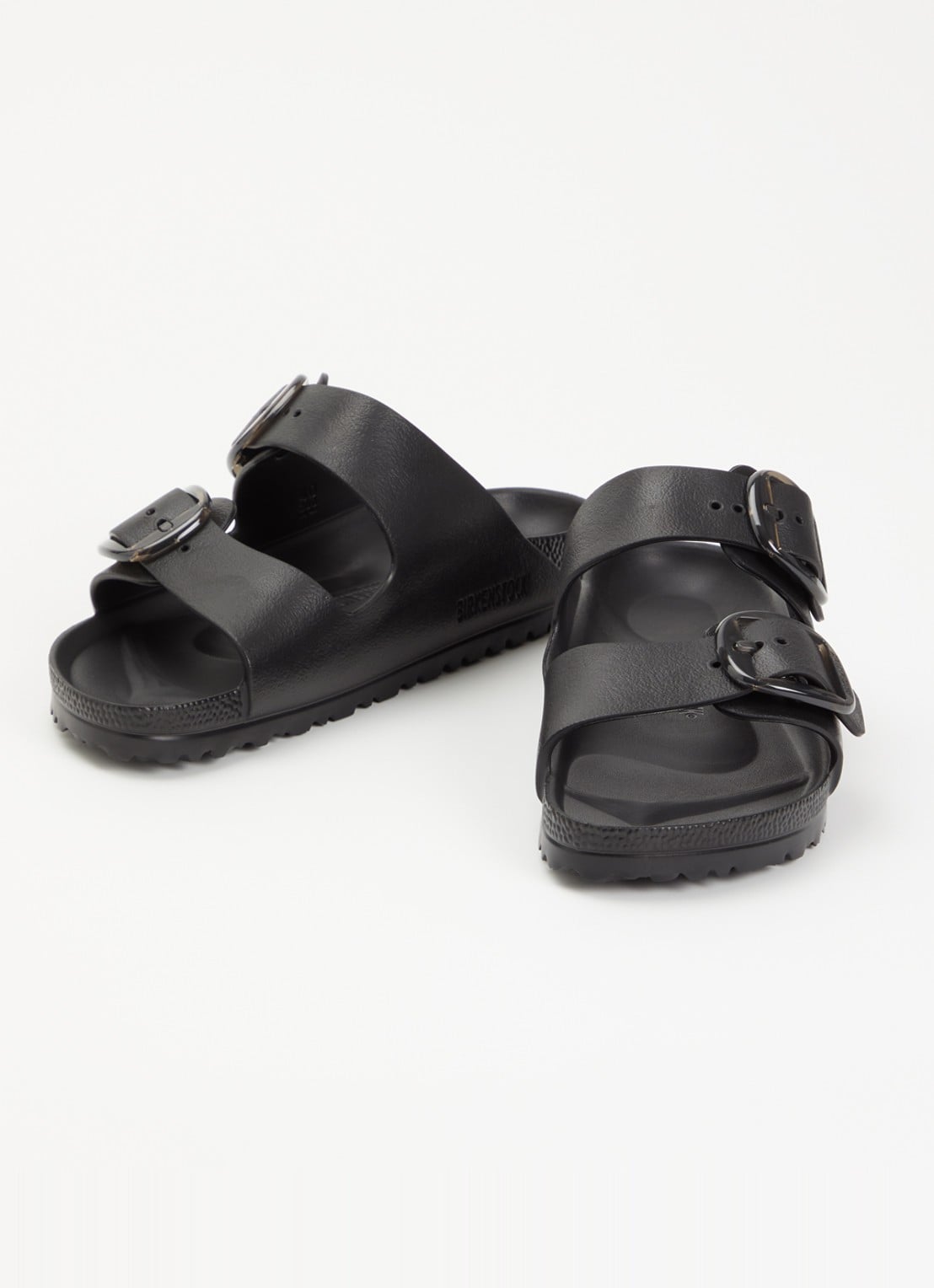 Birkenstock Arizona slipper - detail 3 zwart