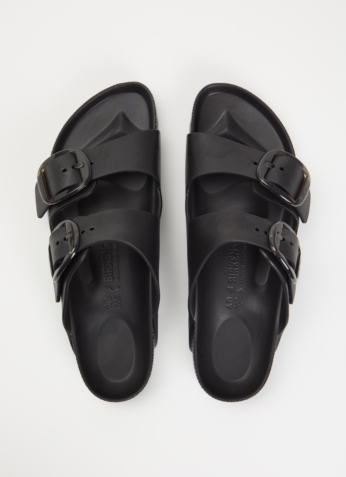 Birkenstock Arizona slipper - detail 4 zwart