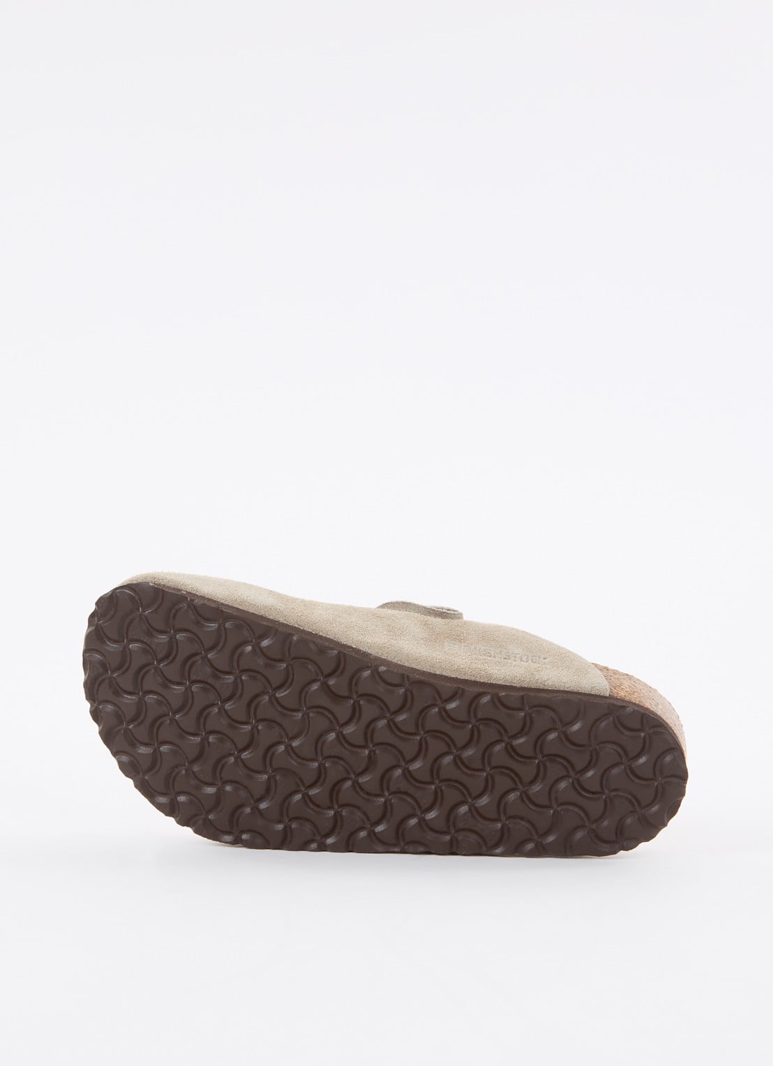 Birkenstock Bosten instapper van suède  - detail 4 khaki