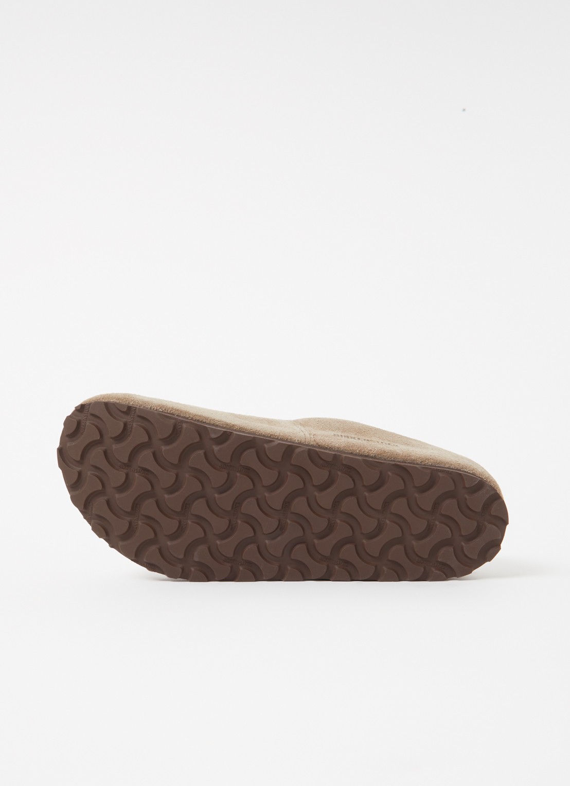 Birkenstock Boston Shearling instapper van suéde met lamswol - detail 4 taupe