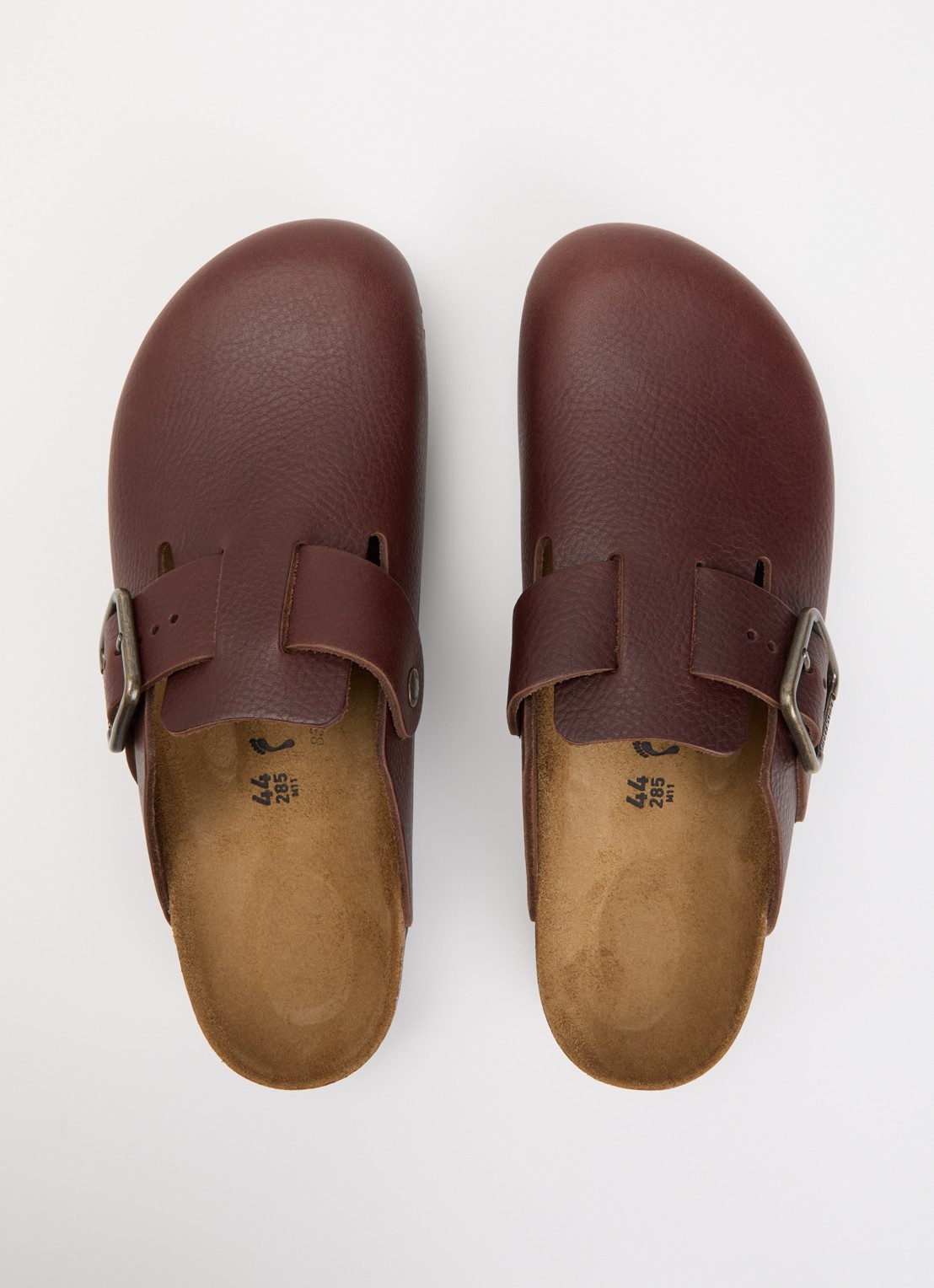 Birkenstock Boston wire Buckle muiltje van leer - detail 4 donkerbruin