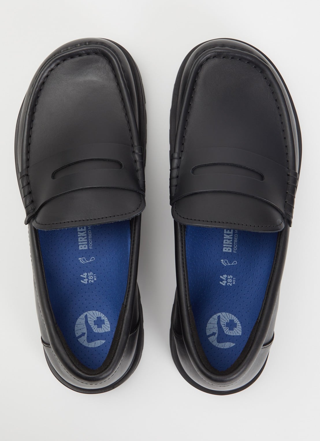 Birkenstock Highwood loafer van leer - detail 4 zwart
