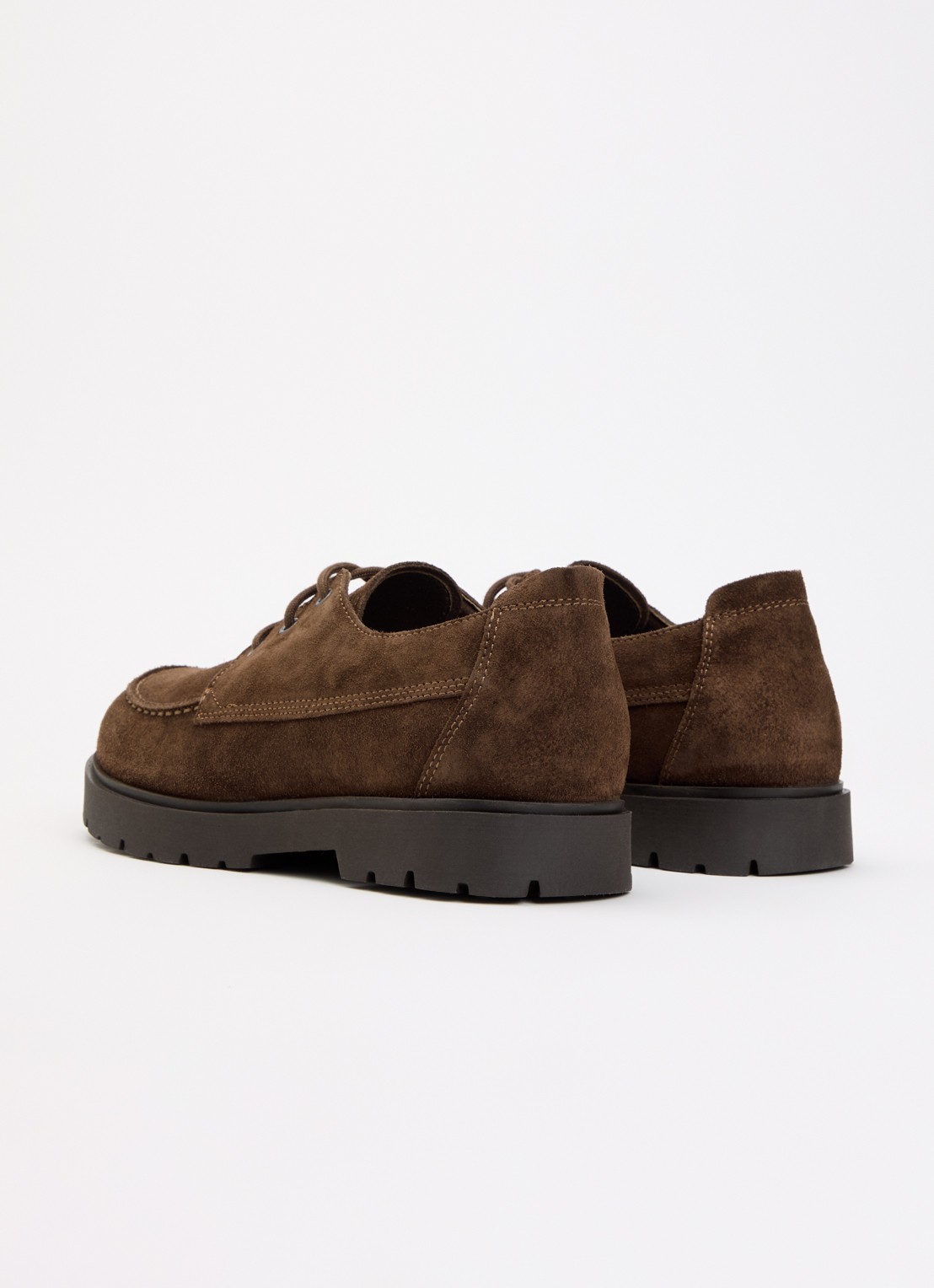 Birkenstock Highwood Moc veterschoen van suède - achterkant 2 bruin