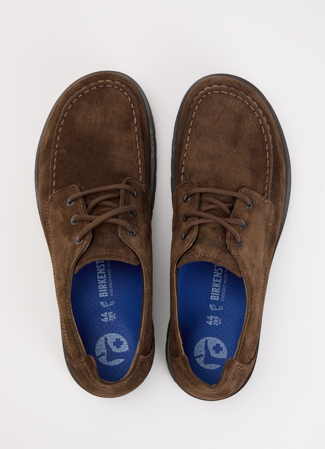 Birkenstock Highwood Moc veterschoen van suède - detail 4 bruin
