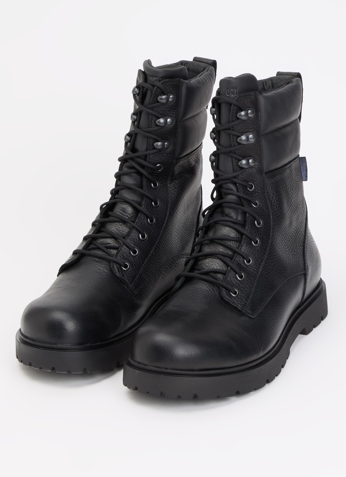 Birkenstock Highwood veterboot van leer - detail 2 zwart