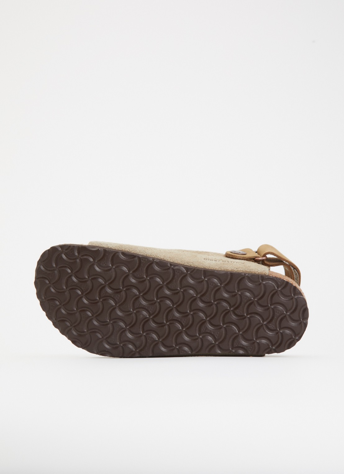 Birkenstock Milano sandaal van suède - detail 4 taupe