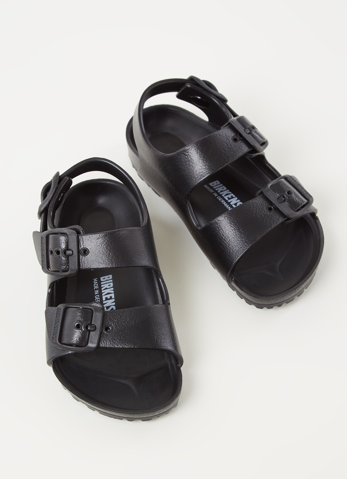 Birkenstock Milano sandaal - detail 2 zwart