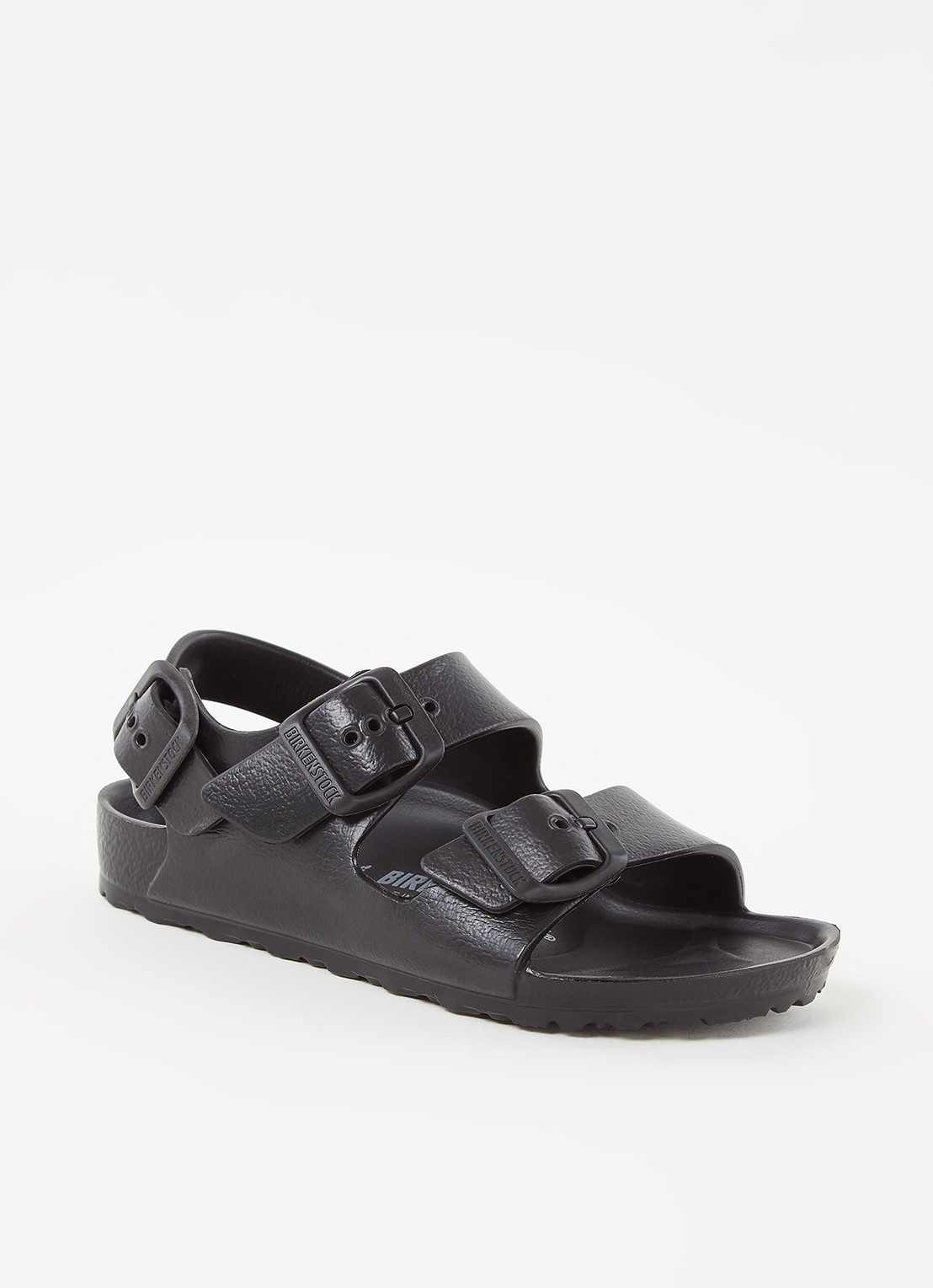 Birkenstock Milano sandaal - voorkant zwart