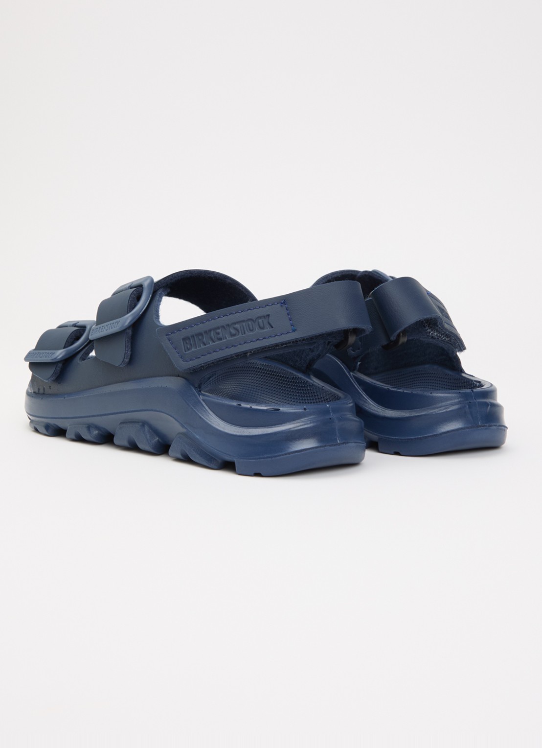 Birkenstock Mogami sandaal met gespdetail - achterkant indigo