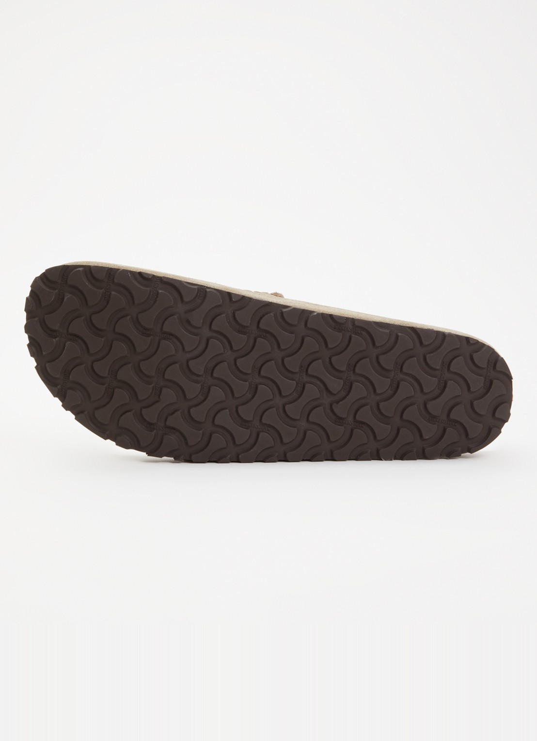 Birkenstock Naples slip-on van suède - detail 5 khaki
