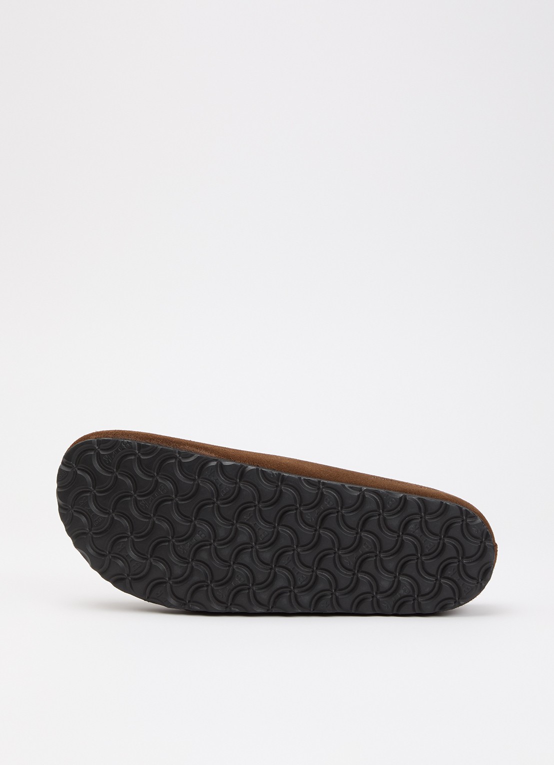 Birkenstock Narrow Fit Amsterdam Wrapped muiltje van suède - detail 4 bruin