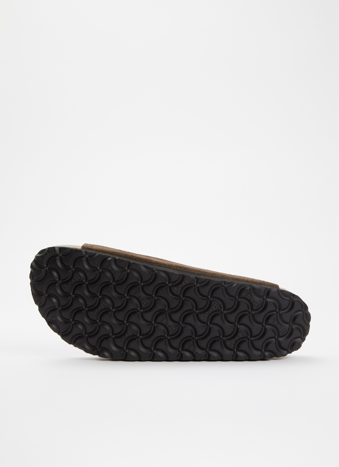 Birkenstock Narrow Fit Arizona slipper van suède - detail 5 chocoladebruin