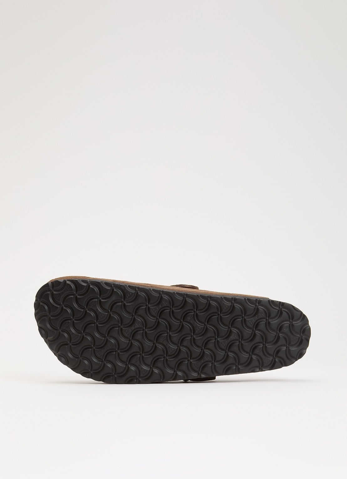 Birkenstock Narrow Fit Boston muiltje van suéde  - detail 5 donkerbruin