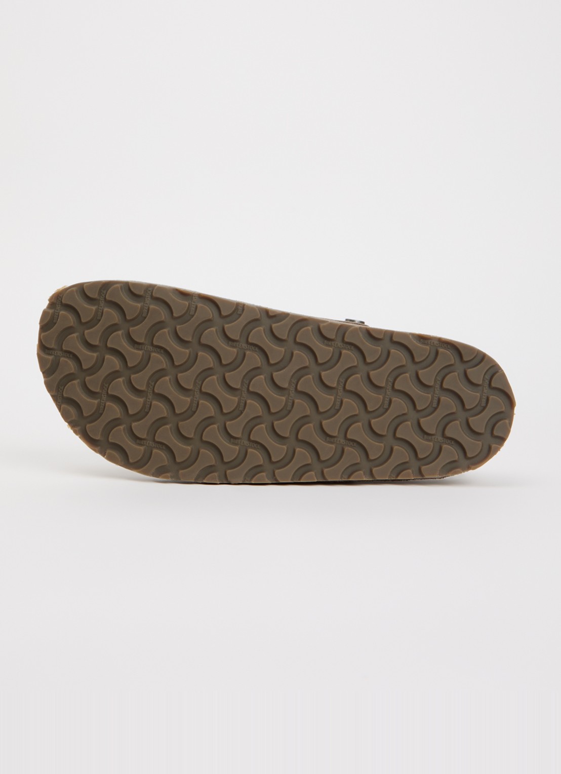 Birkenstock Narrow Fit Lutry muiltje van suède met details van nubuck - detail 3 taupe