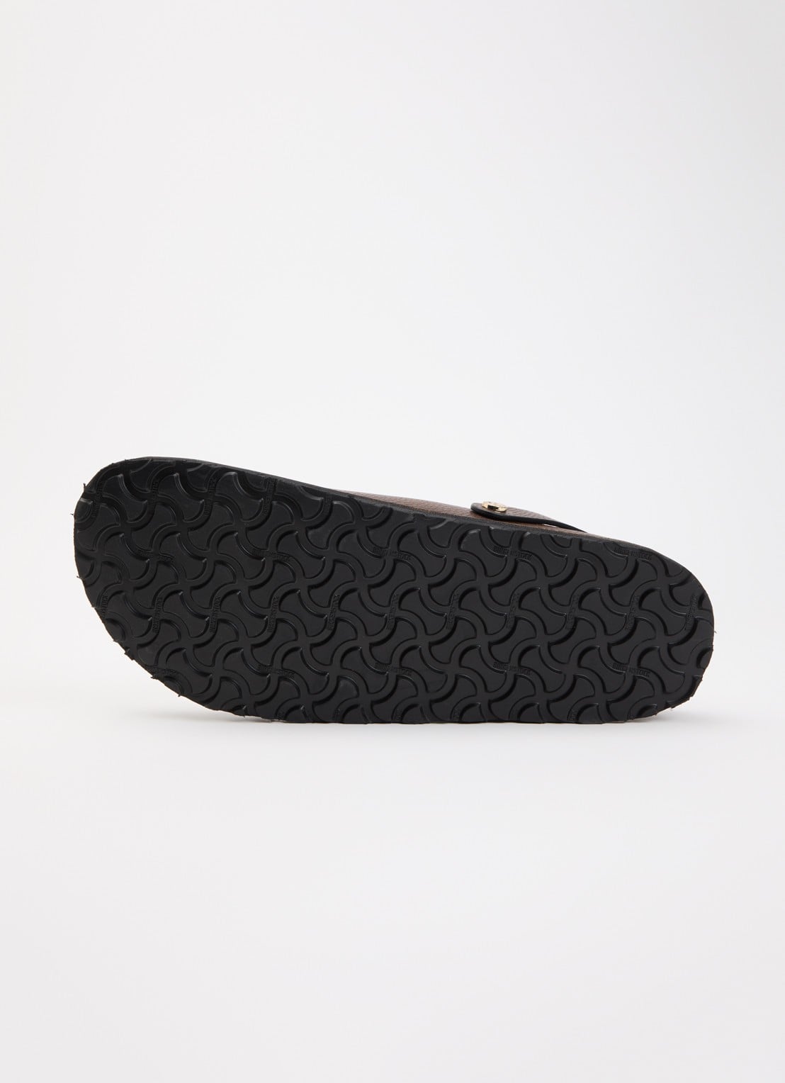 Birkenstock Narrow Fit Lutry Premium muiltje van leer - detail 4 donkerbruin
