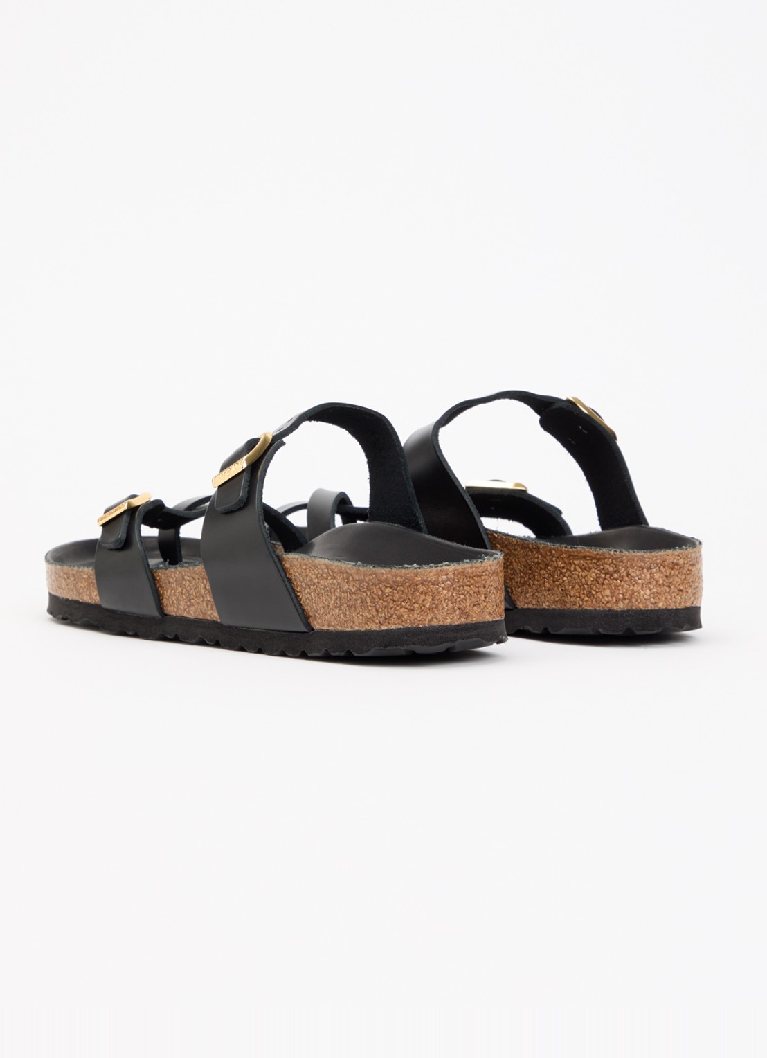Birkenstock Narrow Fit Mayari sandaal van leer - achterkant 2 zwart
