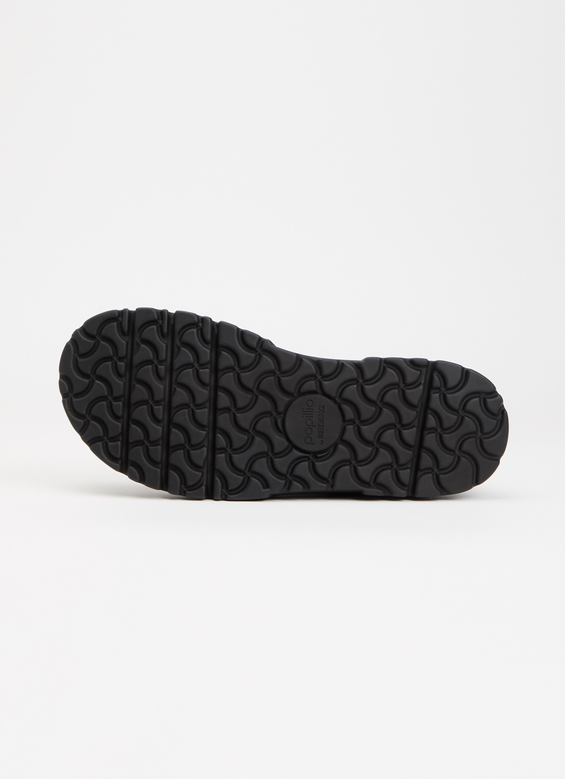 Birkenstock Narrow Fit Theda chelsea boot van leer met plateauzool - detail 2 zwart