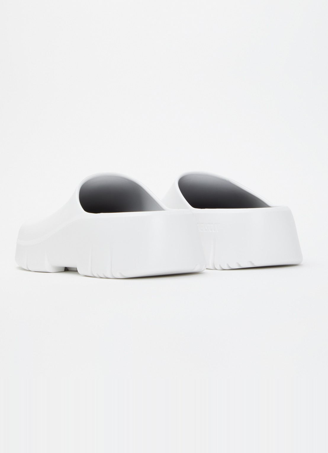 Birkenstock  Super Birki 2.0 muiltje van rubber - achterkant wit