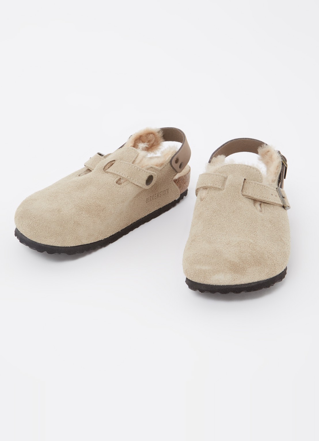 Birkenstock Tokio sandaal van suède - detail 2 khaki