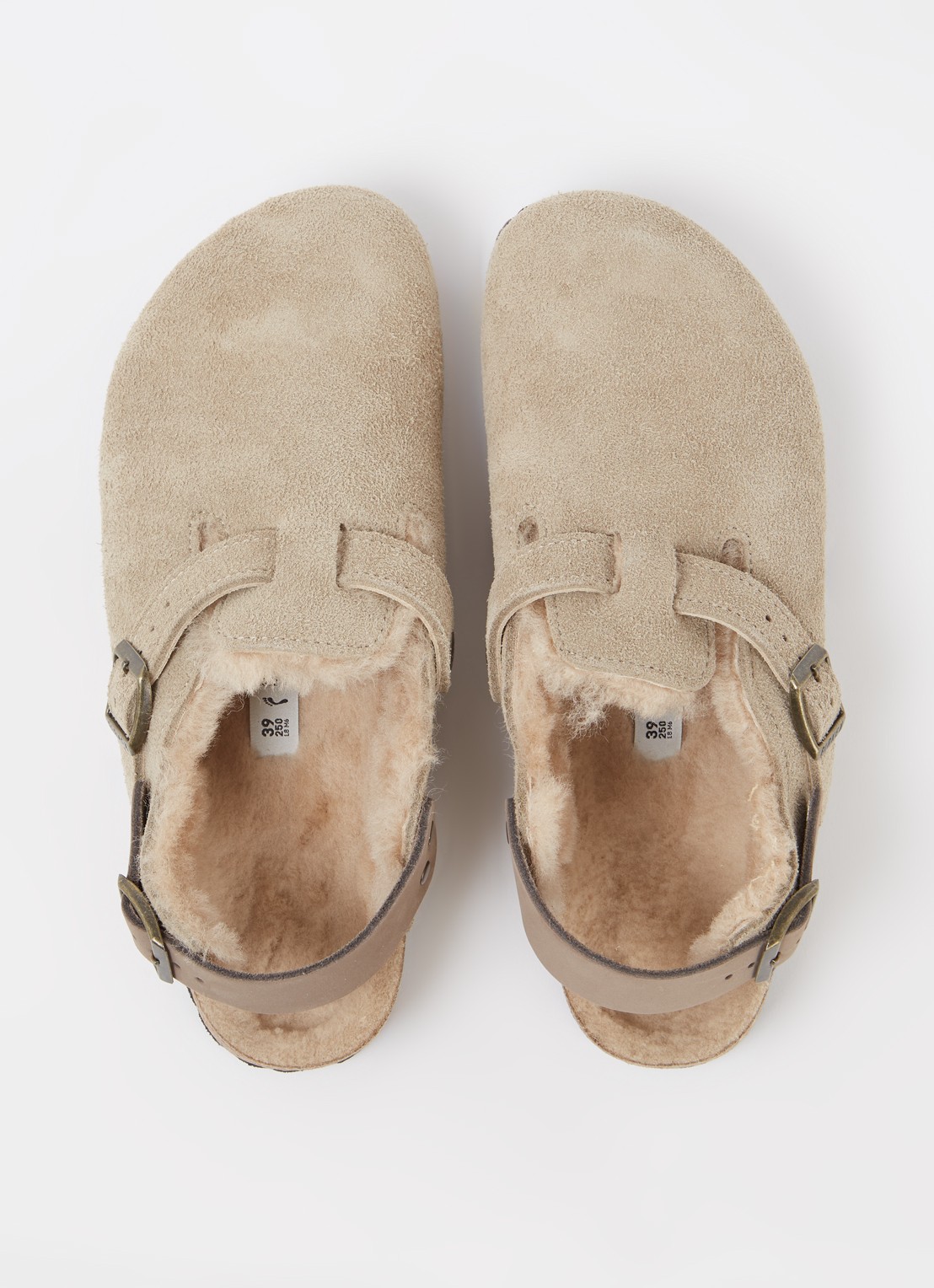 Birkenstock Tokio sandaal van suède - detail 3 khaki